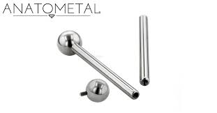 ANATOMETAL Titanium Barbell 2mm(12g) and 2.4mm(10g)