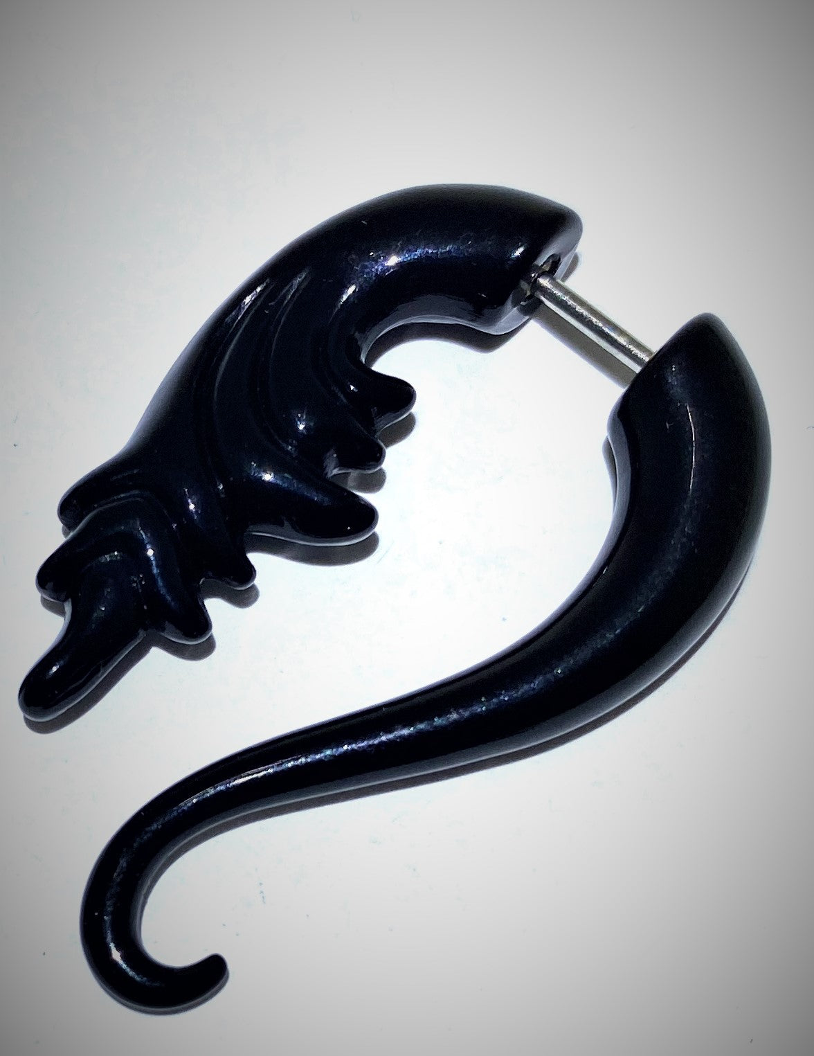 Black Fern Earring