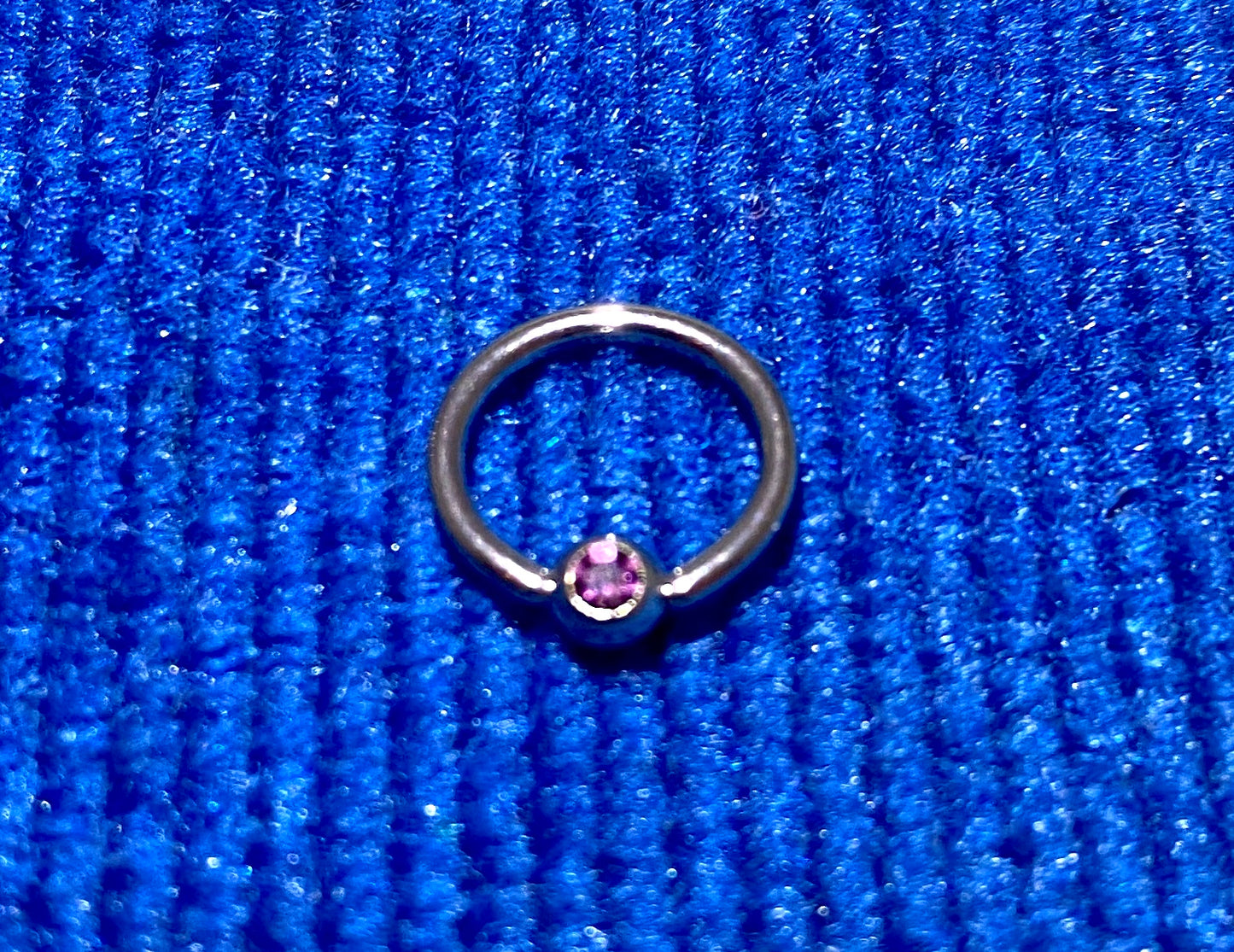 Surgical Steel Jewelled BCR