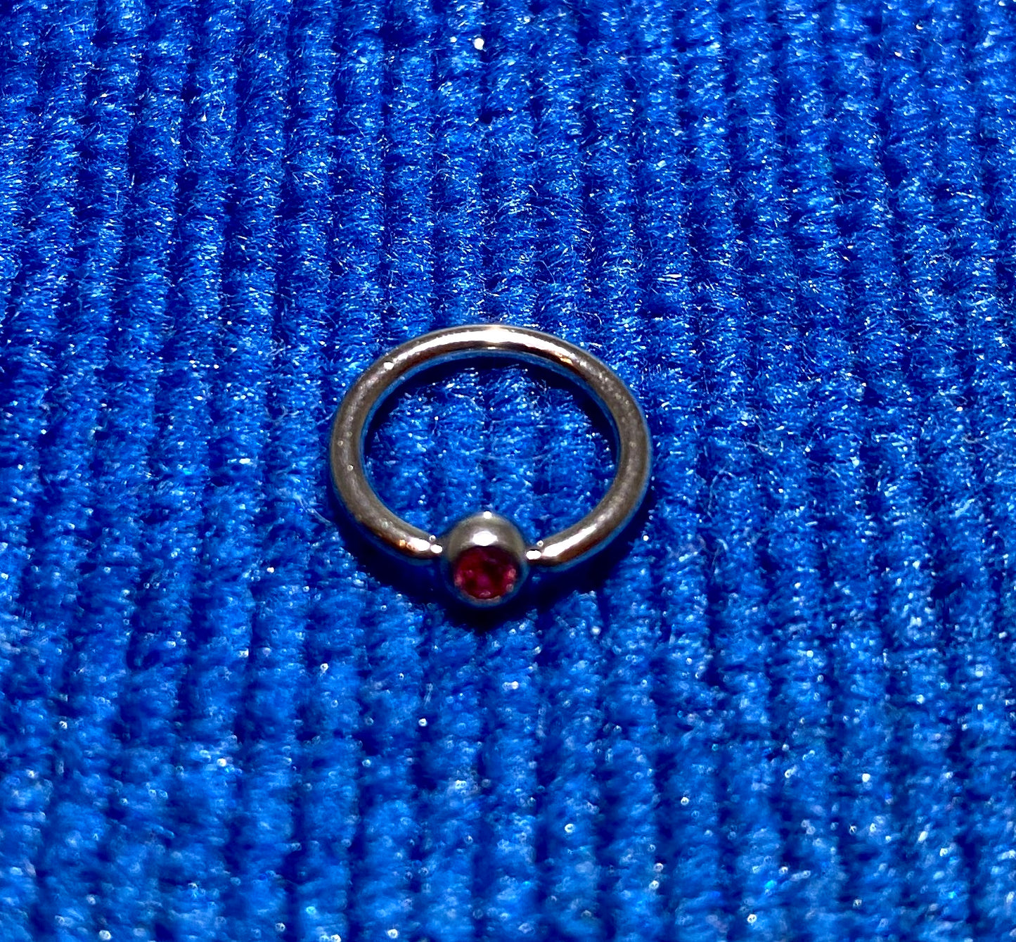 Surgical Steel Jewelled BCR