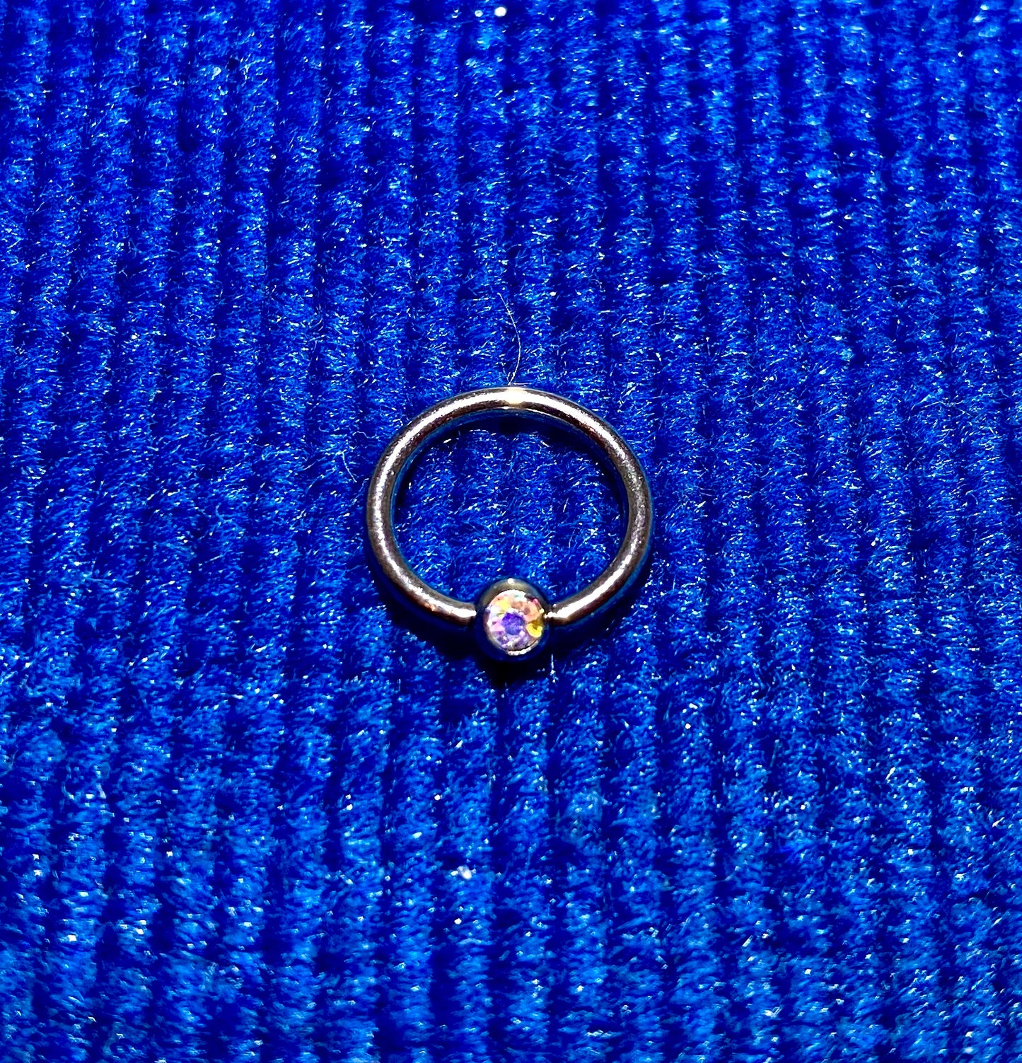 Surgical Steel Jewelled BCR