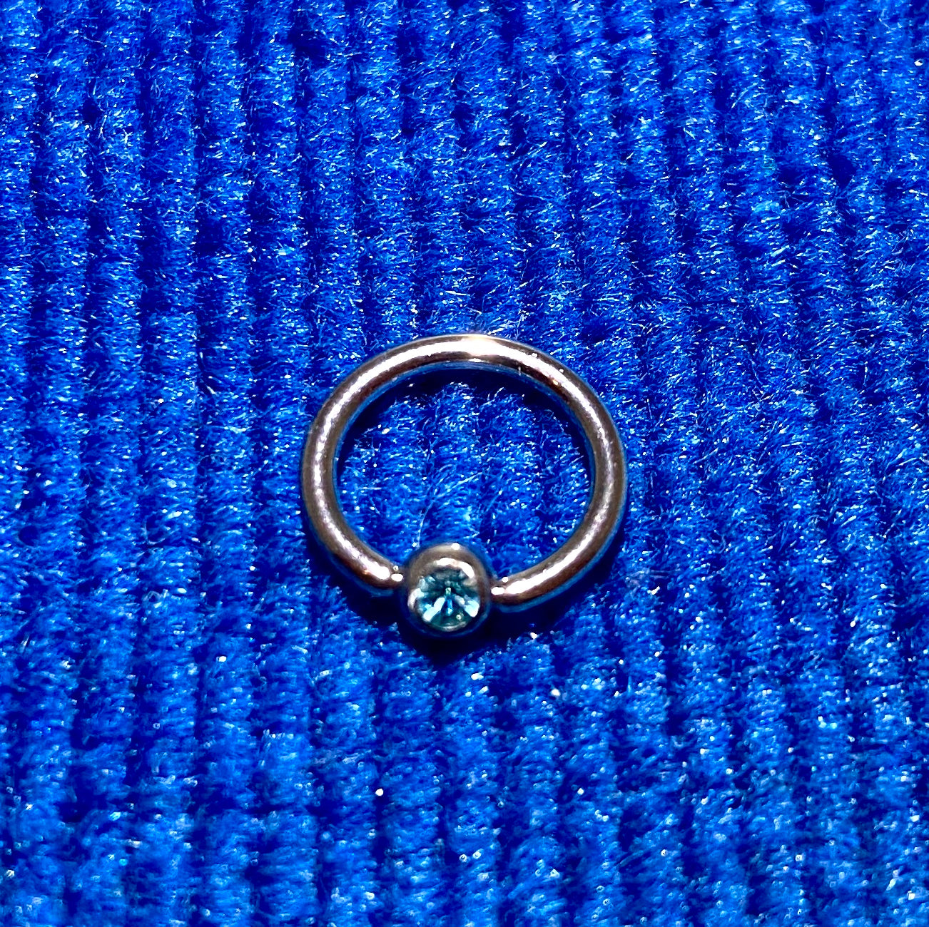 Surgical Steel Jewelled BCR