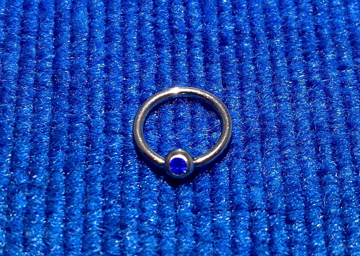 Surgical Steel Jewelled BCR