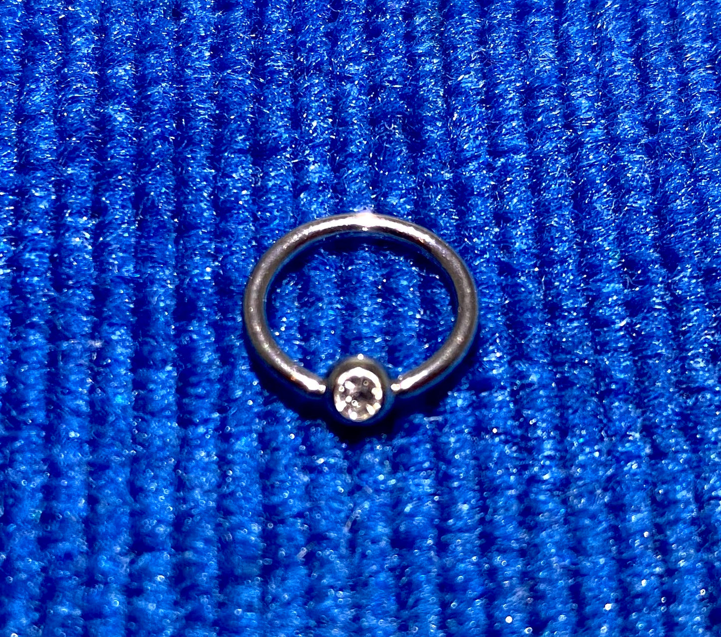 Surgical Steel Jewelled BCR