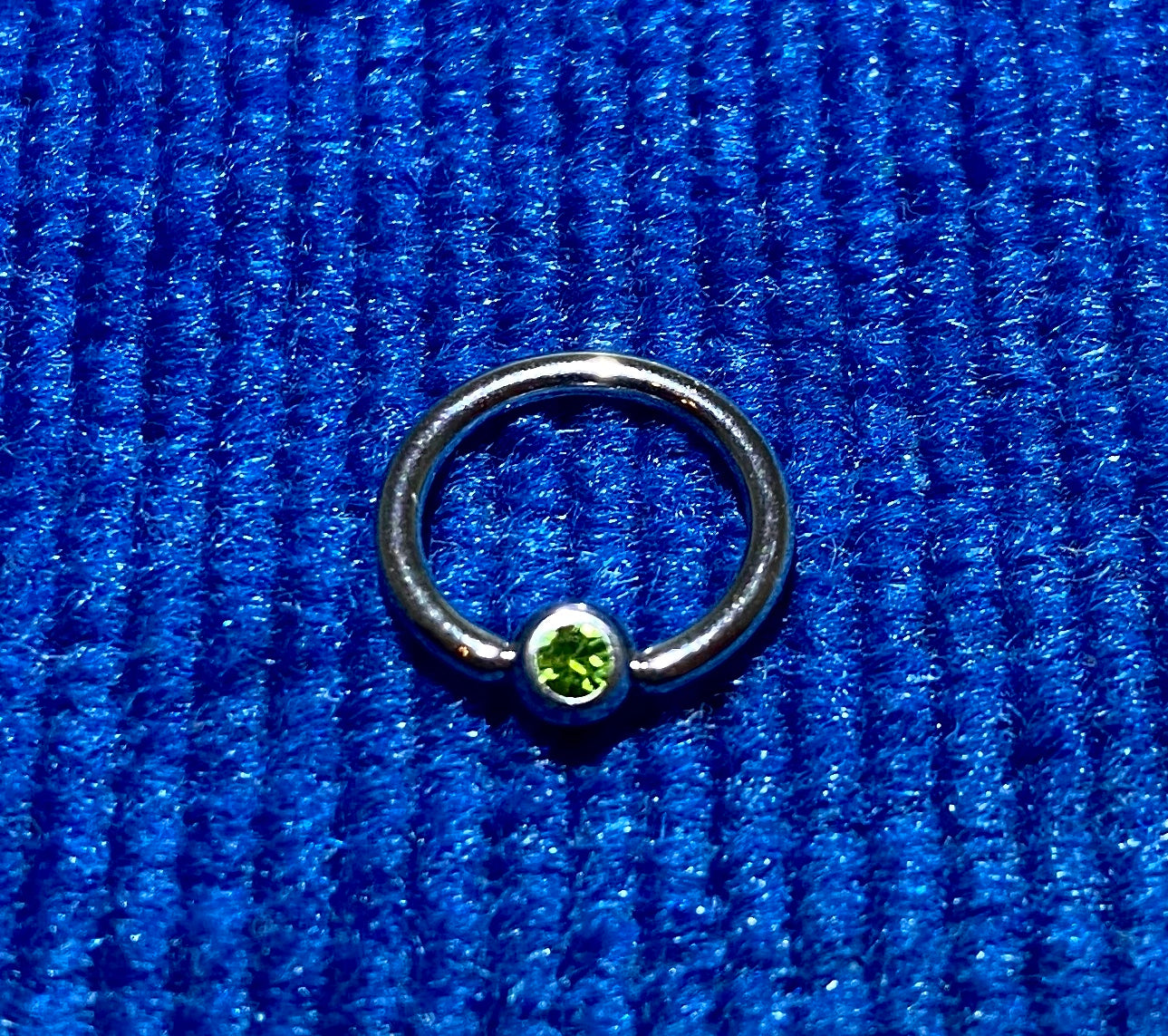 Surgical Steel Jewelled BCR