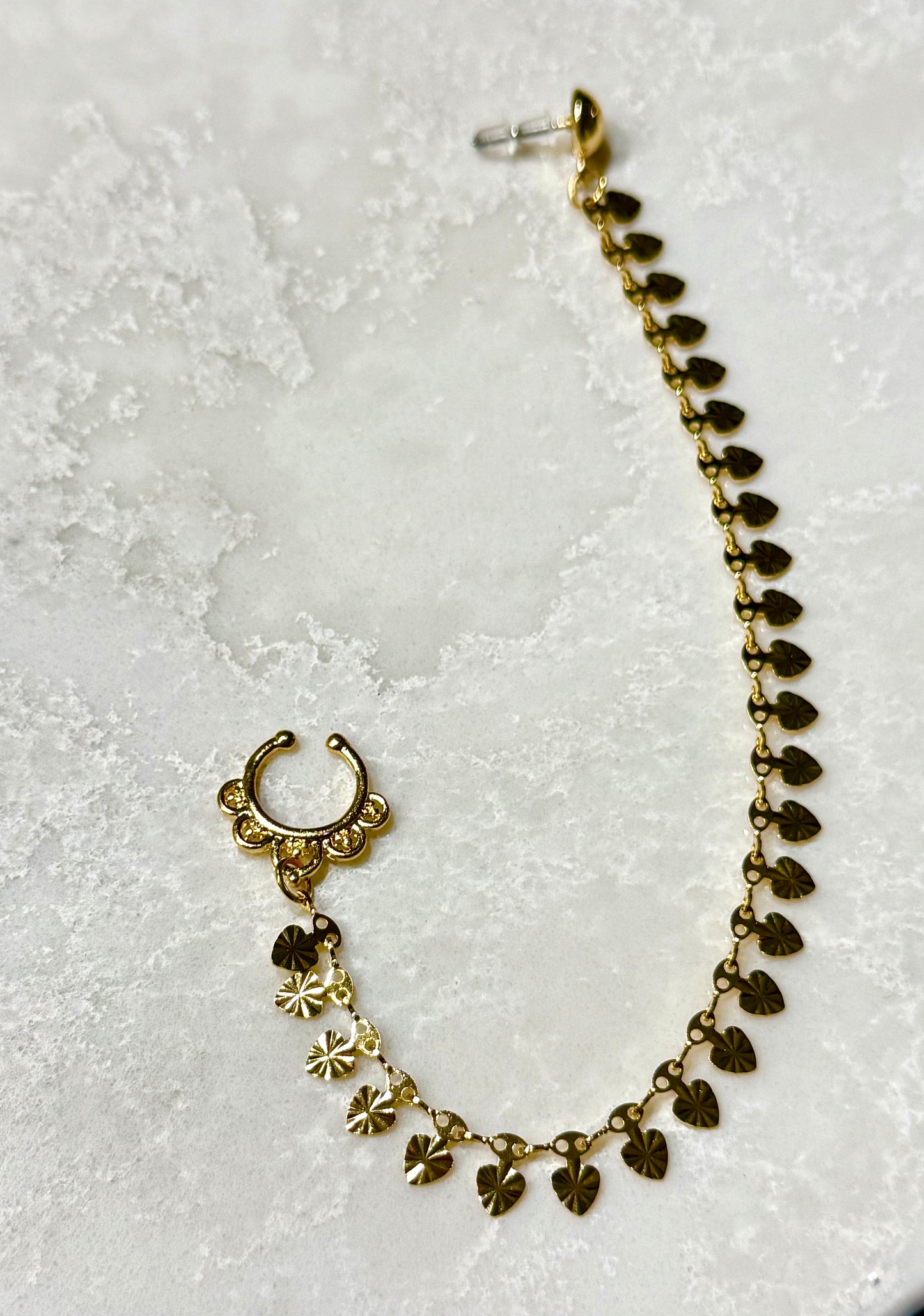 Heart ear-to-septum Chain