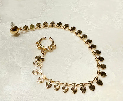 Heart ear-to-septum Chain