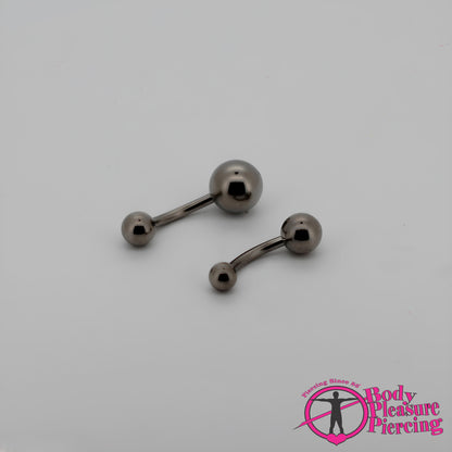 Titanium Jewelled Navel Stud 1.6(14g) x 10mm