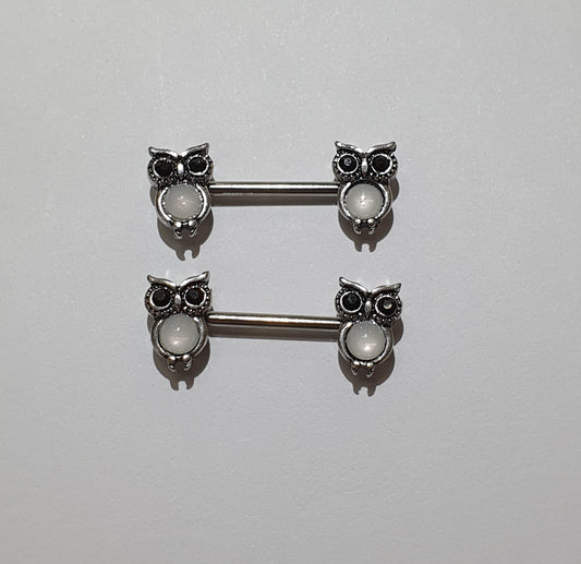 Owl Nipple Bar 1.6mm(14g)