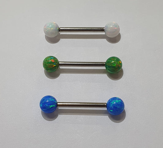 Opal Nipple Bar Internal Thread 1.6mm(14g)