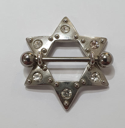 Star Nipple Shield with Jewels