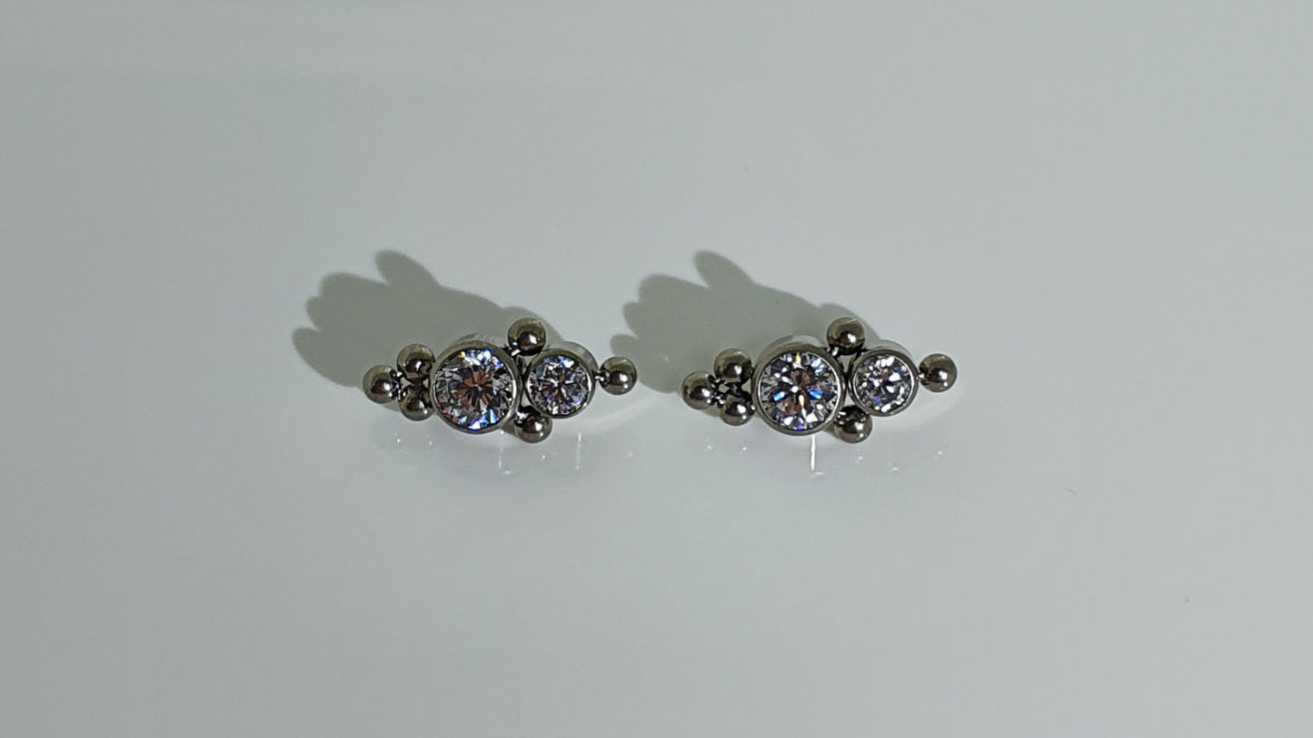 Decorative Crystal Dermal Tops