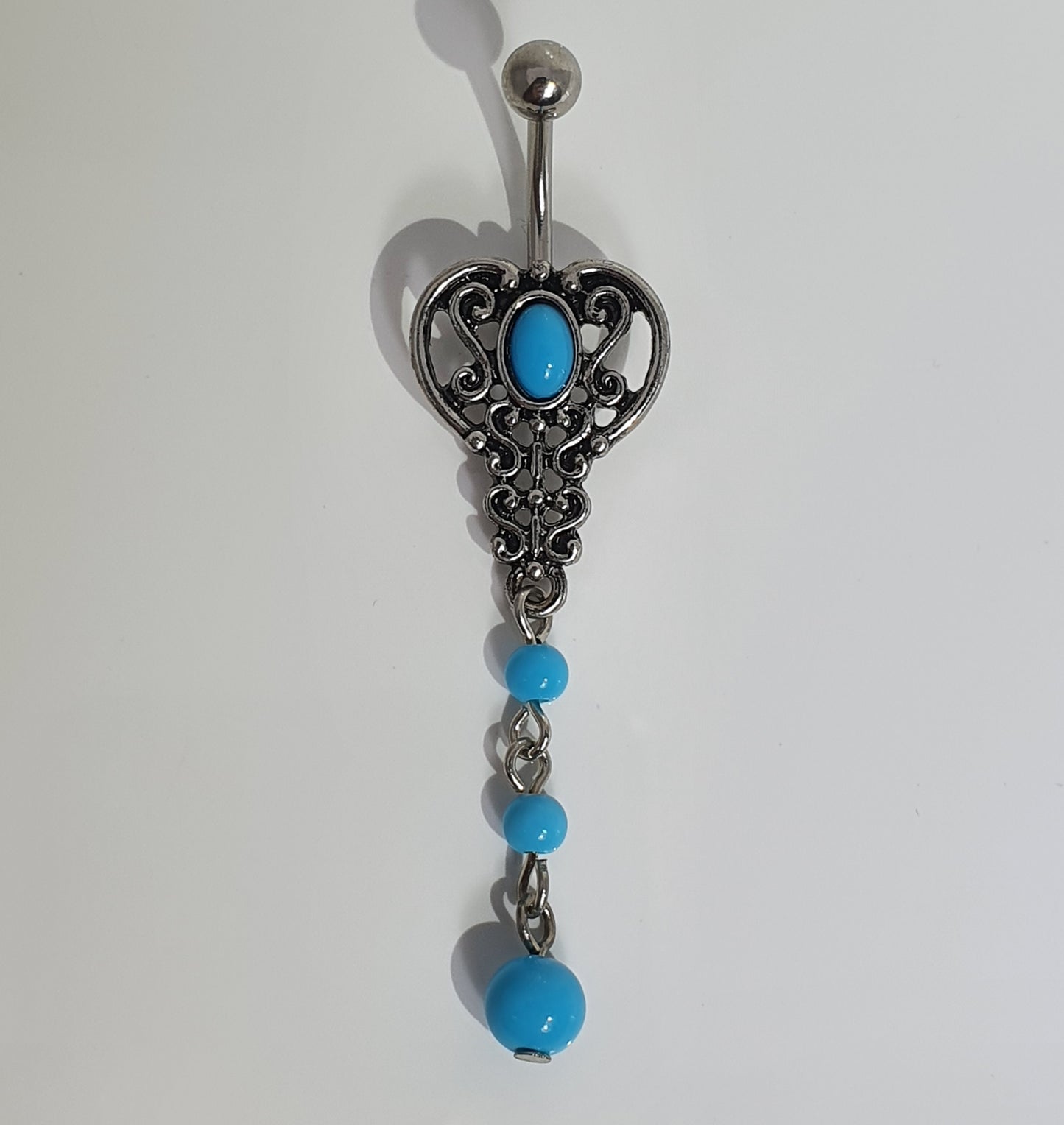 Turquoise Jewelled Navel Bar - various styles available