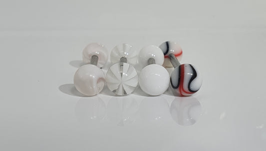 White Tongue Barbell