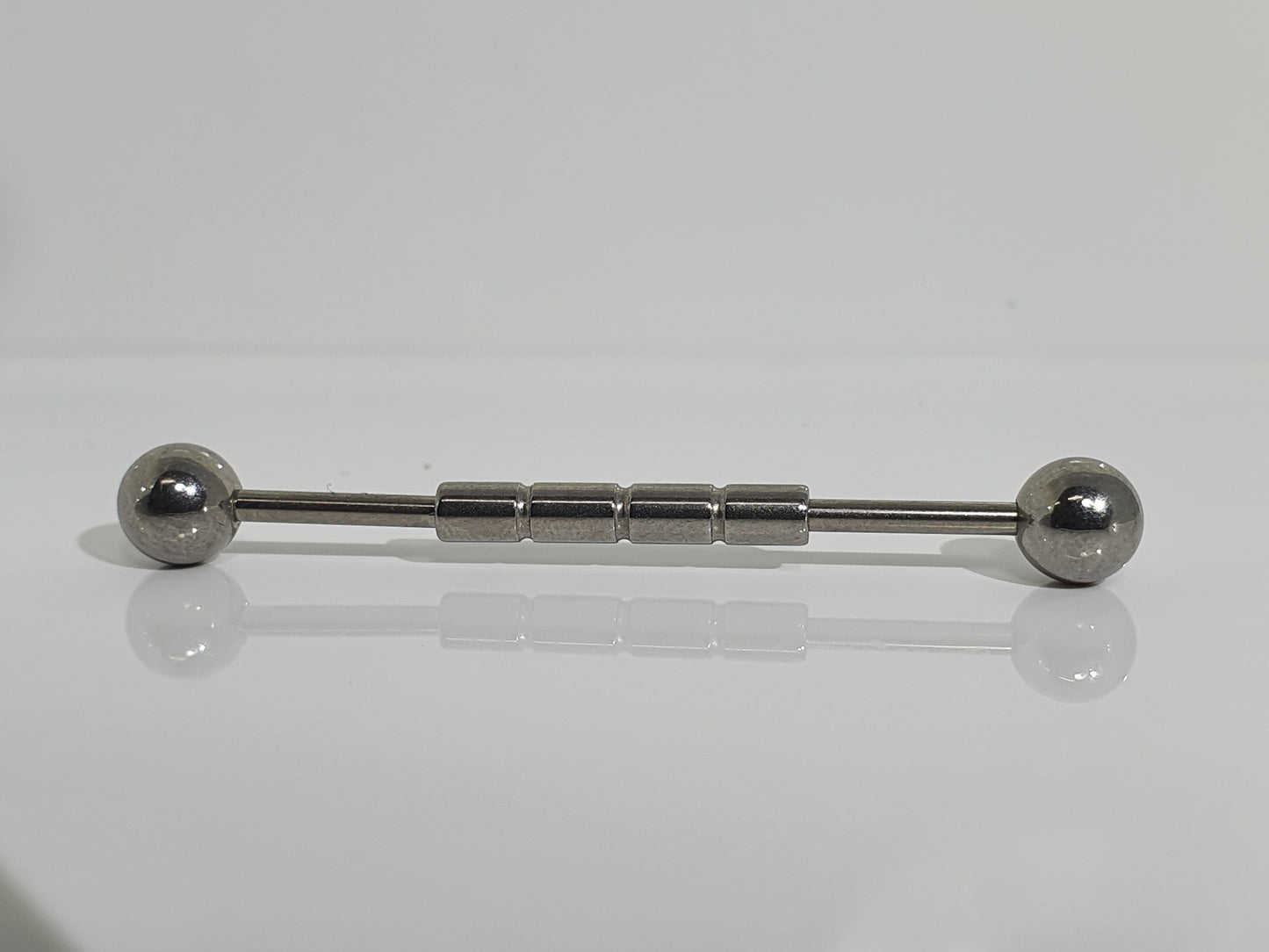 Ridged Industrial Barbell