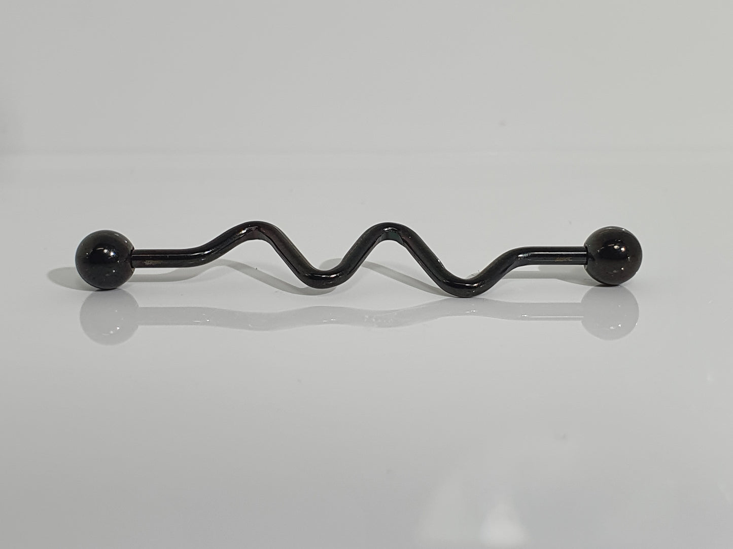 Squiggly Industrial Barbell - 3 styles