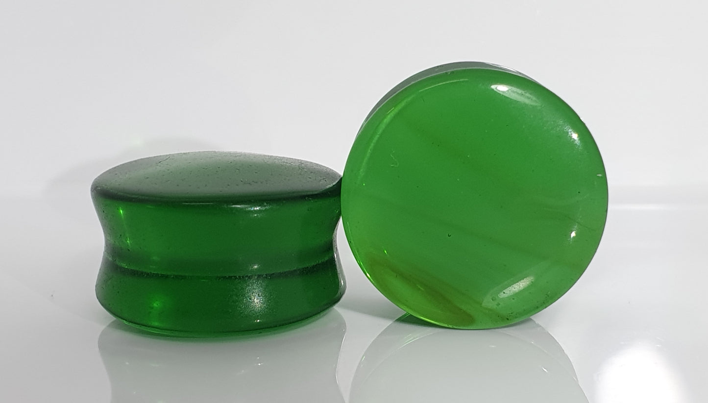 Green Glass Plug