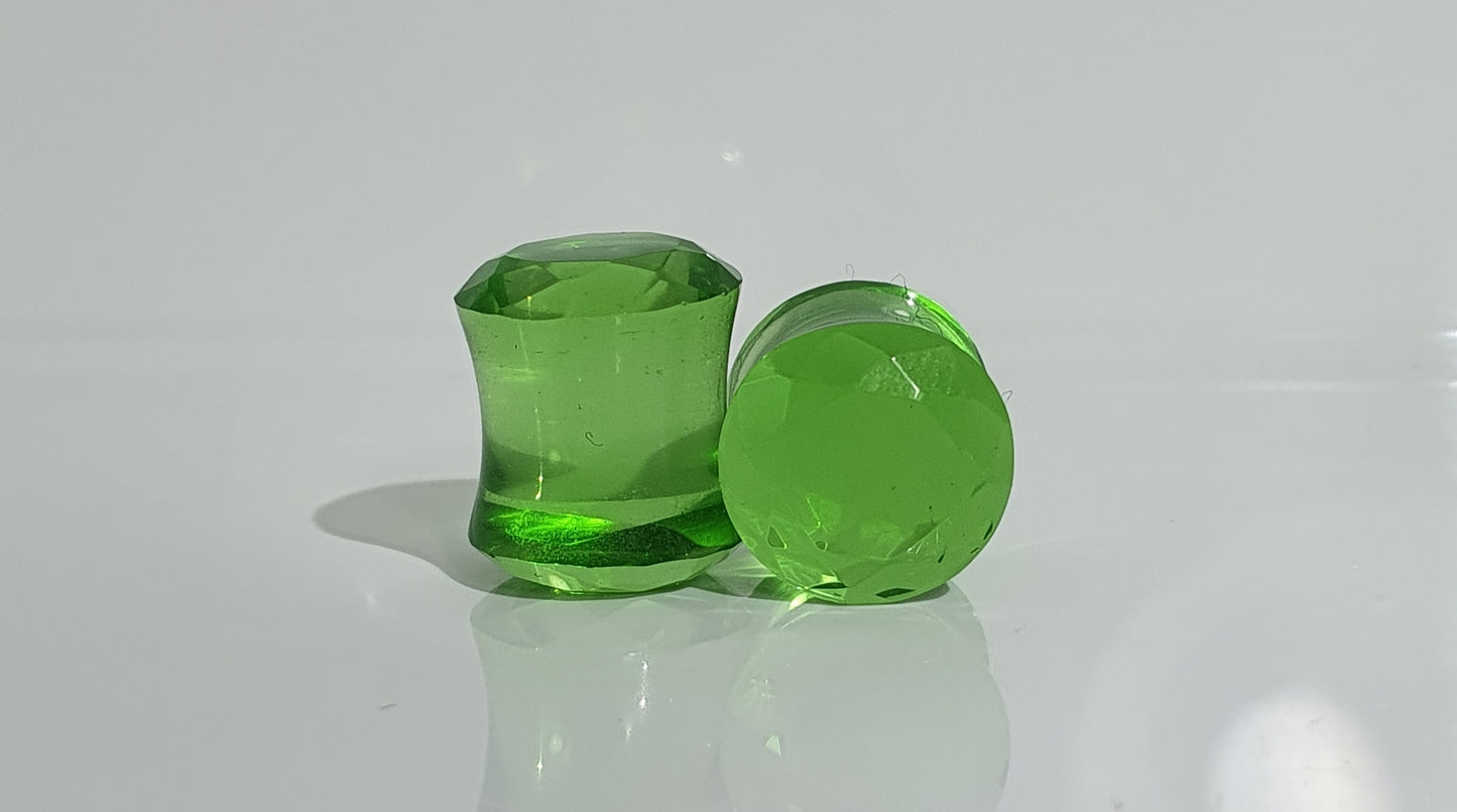 Peridot Glass Plug