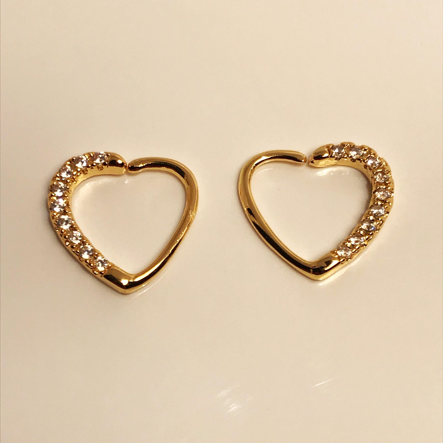 Jewelled Daith Heart 1.2mm(16g) - left & right