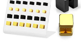 Fake Plug Earring - Square