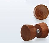 Wooden Fake Plug Earring