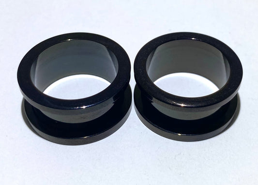 Gloss Black PVD Tunnel with Squared Edge (Threaded)