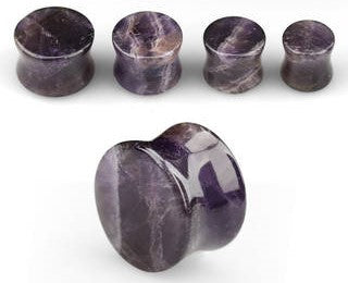 Amethyst Exotic Stone Plug