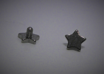 Titanium Star Dermal Top 1.6mm thread