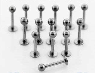 Titanium Labret Stud 1.2mm(16g) External Thread