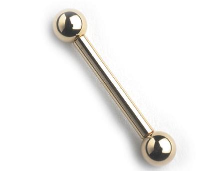 Titanium Large Gauge Barbell