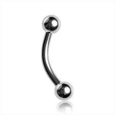 Surgical Steel Curved Barbell