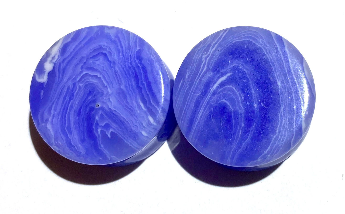 Purple Howlite Genuine Stone Plug (Flared)