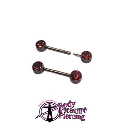 Titanium Threadless Nipple Barbells