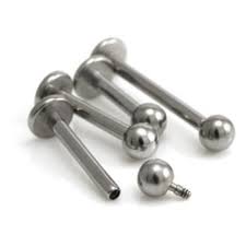 Titanium Labret Stud 1.6mm(14g) Internal Thread