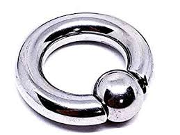 Large Gauge Surgical Steel Ball Closure Ring